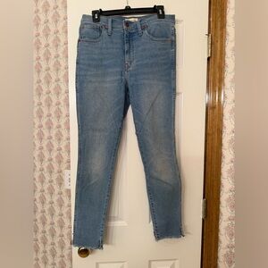 Madewell high rise skinny jeans